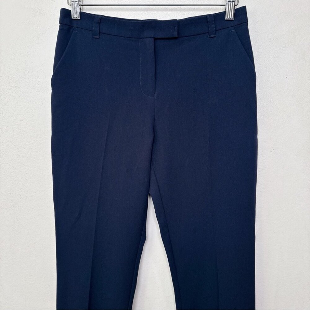 Topshop Womens 6 Navy Slim Fit Ankle Trouser - Picture 3 of 15